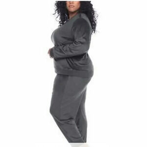 Honeydew Ladies' Lounge Set, Gray NWT 2X Pajama Set Lounge Wear Comfy Fleece